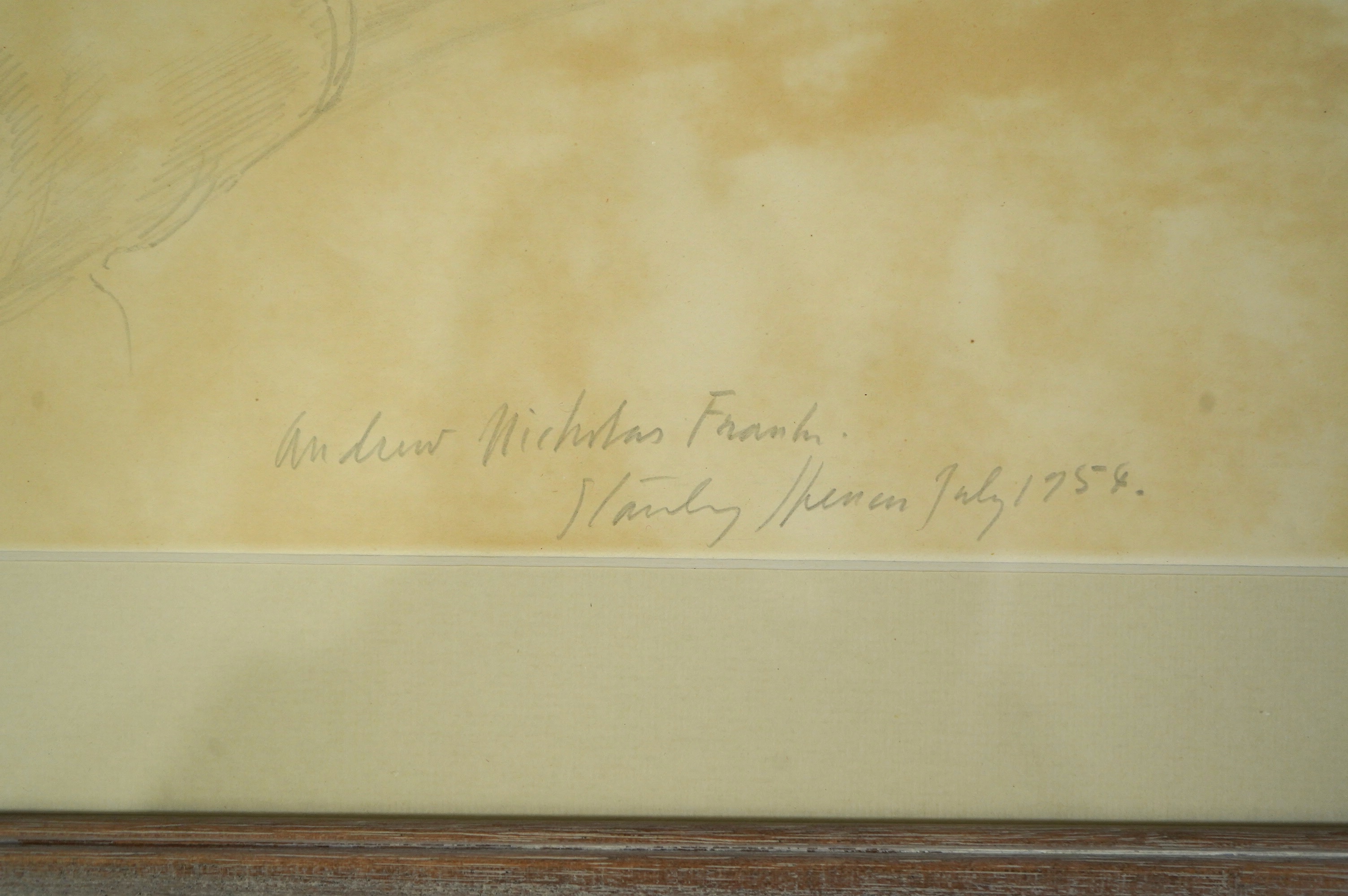 Sir Stanley Spencer R.A. (British, 1891-1959), pencil on paper, Studies of Andrew Franks, aged 2½ years at Chauntry Court, Maidenhead, during the summer of 1954, signed in pencil and dated July 1954, 24 x 32cm and 19.5 x